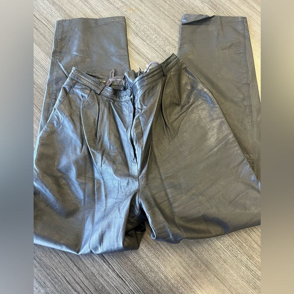 Vintage, Excellent condition Echtes Leder leather motorcycle pants. Size 12.